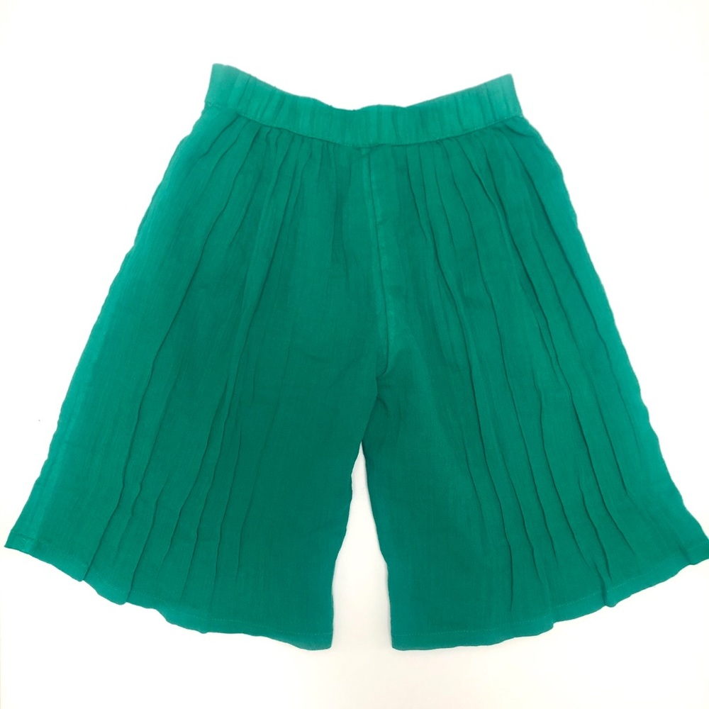 Janie and Jack emerald green culottes size 2t